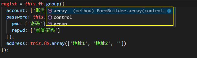 FormBuilder